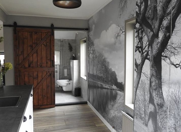 Ferienhaus in Beilen, Zentral-Drenthe mit Terrasse und Herbstgarten.