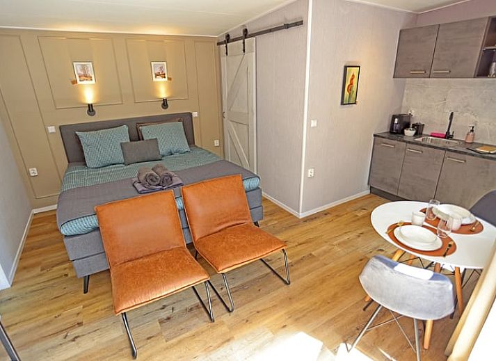 Veranda van Huisje in Elim, bed and breakfast in Elim, Zuidwest Drenthe, perfect voor ontspanning in de natuur.