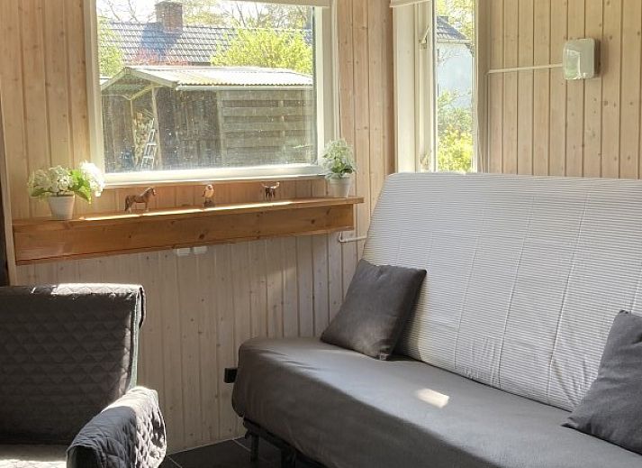 Knusse keuken en zithoek in Het Puttertje, een bed and breakfast in Hattem, Veluwe, Gelderland.