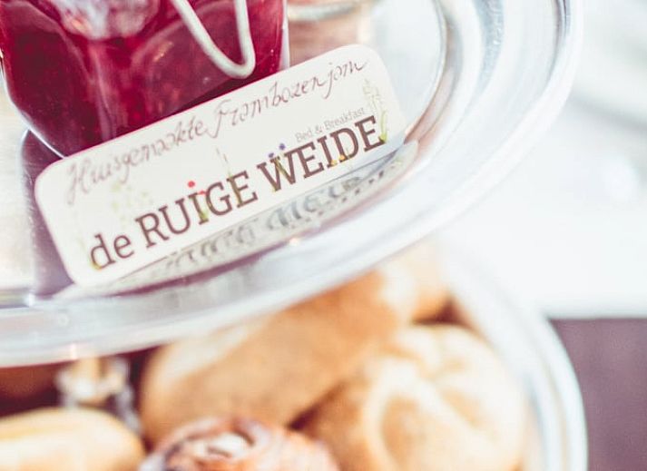 Stijlvolle badkamerdeur in Vakantiehuis in Oudewater, Utrecht. Comfort en privacy verzekerd.