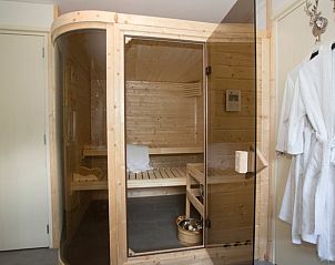 Priv sauna in Vakantiehuis in Diever, Zuidwest Drenthe, voor ultieme ontspanning en wellness tijdens uw verblijf.