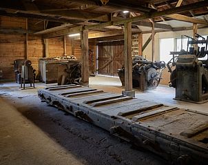 Houtbewerkingsruimte in Vakantiehuisje in Heerde, Veluwe, Gelderland.