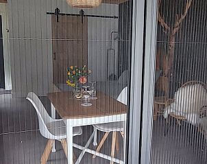 Eetkamer in Vakantiehuis in Stroe, Veluwe, Gelderland.