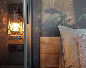 Gezellige slaapkamerverlichting in Vakantiehuis in Stroe, Veluwe.