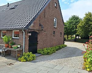 Authentieke gevel van Huisje in Arnemuiden, vakantieaccommodatie in Walcheren, Zeeland.