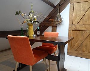 Gezellige eetruimte in Huisje in Arnemuiden, vakantieaccommodatie in Zeeland.