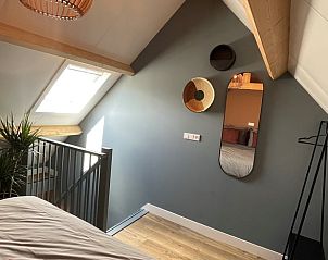 Sfeervolle zolderkamer in Huisje in Nieuwkoop, een bed and breakfast in het Groene Hart van Zuid-Holland.